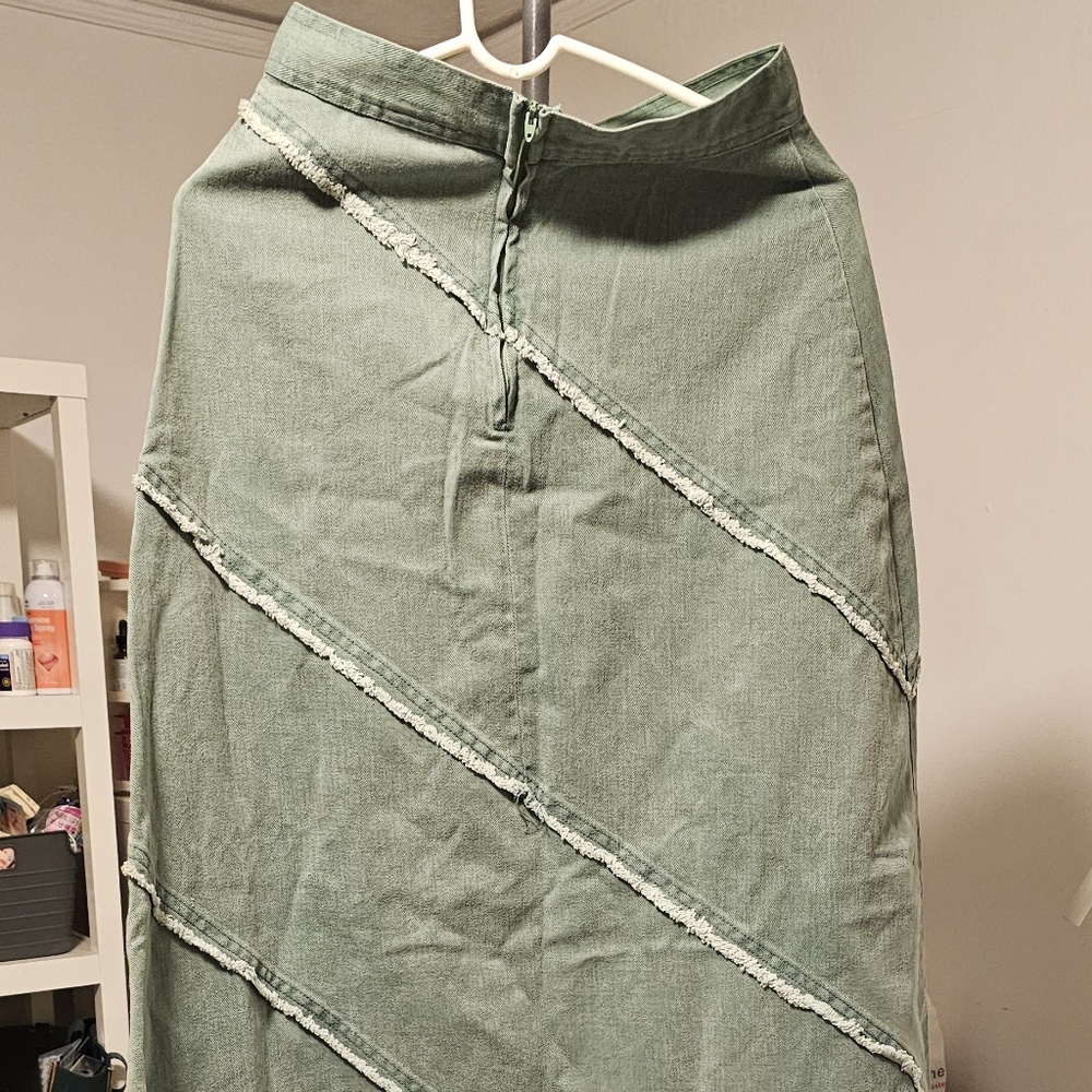 JC Penny Fashions Canvas Skirt Size 11